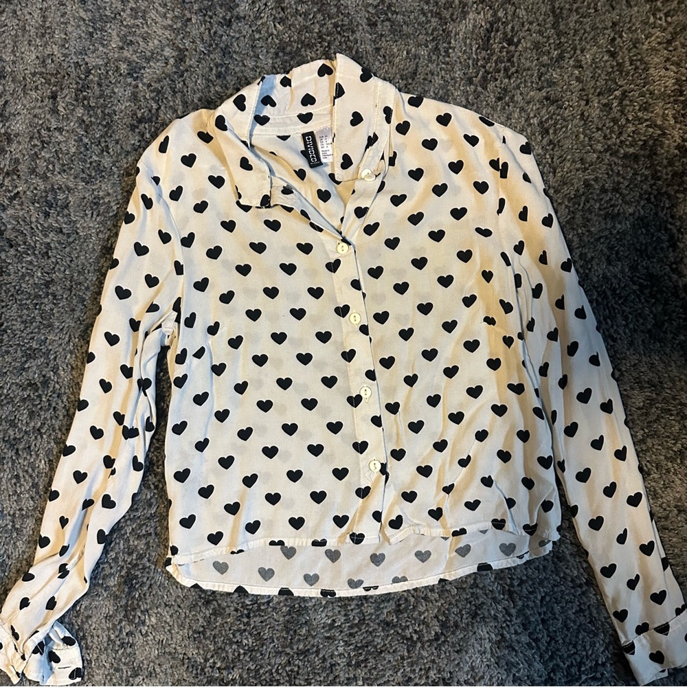 H&m divided cropped long sleeves